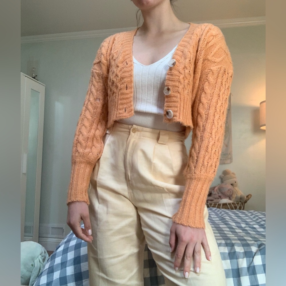 Free People Cropped Cardigan